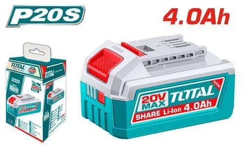 TOTAL P20S 20V 4.0Ah Lithium-Ion Battery Pack - TFBLI20021