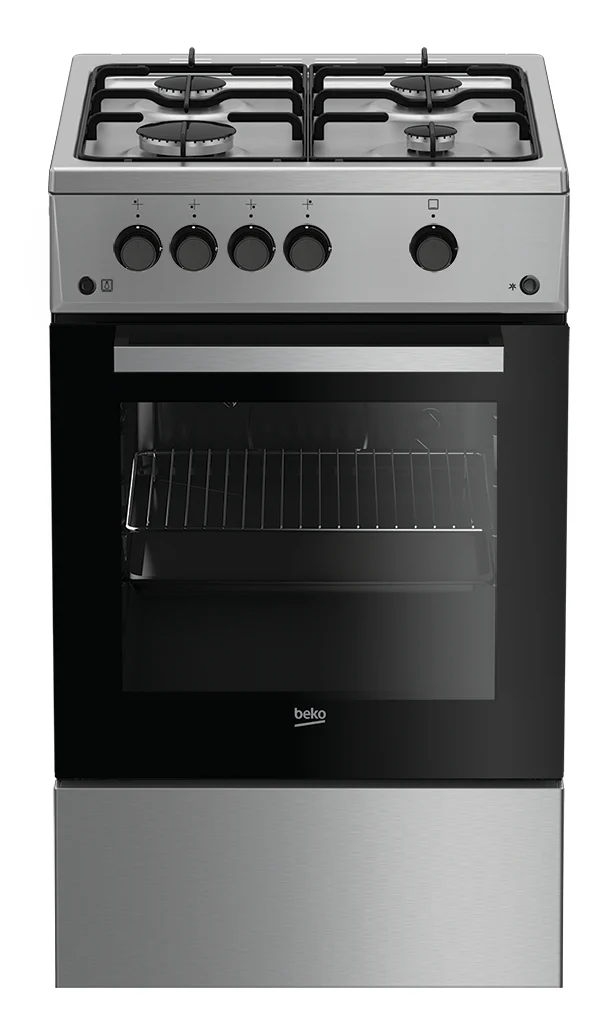 Beko FSG52020FX Fristående köksspis gas Rostfritt stål