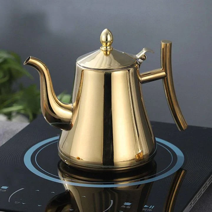 Inductie Waterkoker van Roestvrij Staal met Filter voor Keuken Gebruik