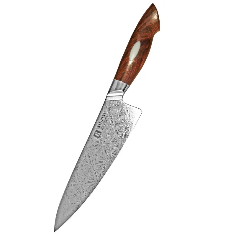 XINZUO Jiang Damask kockkniv 21 cm