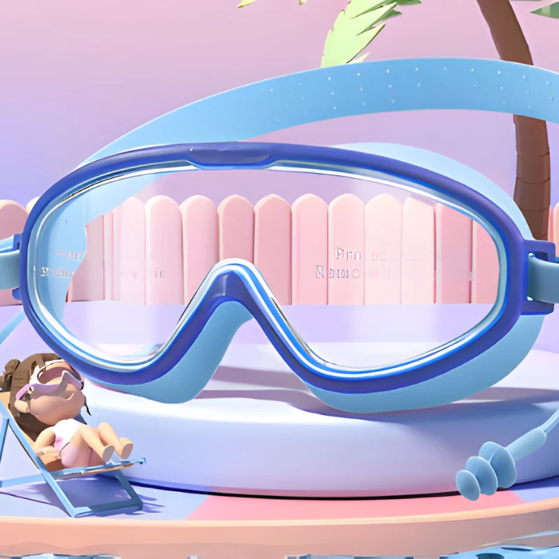 SoftGoggles 1+1 GRATIS: Stort Ram Vattentäta Antimist Set Soft Goggles