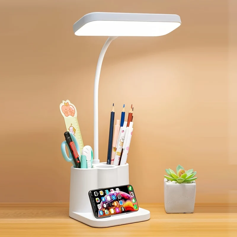 Slimme Oplaadbare LED Bureaulamp met Verstelbare Verlichting – Perfect voor Lezen en Werken