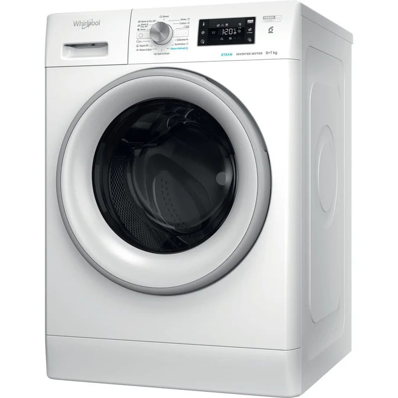 Whirlpool FFWDB 976258 SV EE kombinerad tvättmaskin och Tumlare Fristående