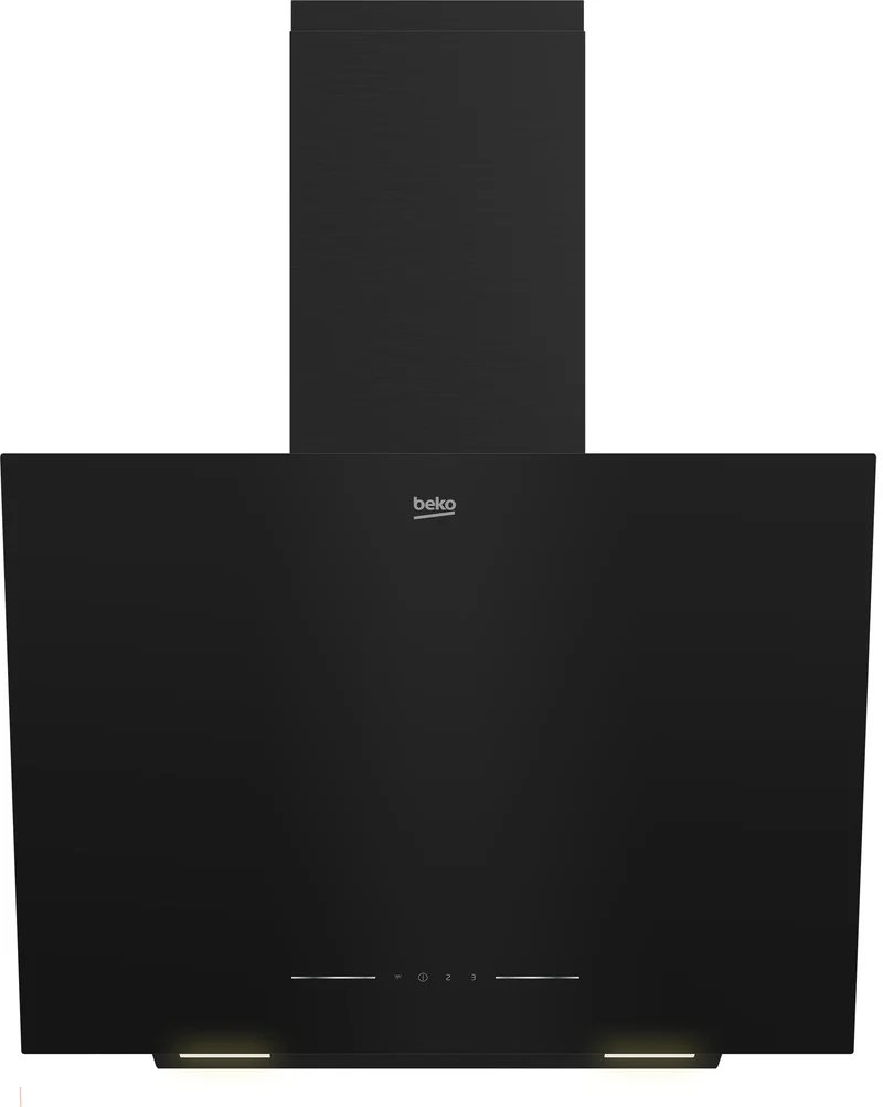 Beko BHCA62442BBH köksfläkt Väggmonterad Svart 408 m³/h