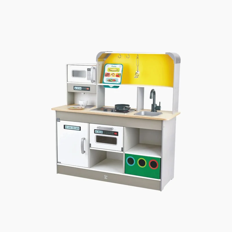 Hape Wooden Deluxe Kitchen with Fan Fryer