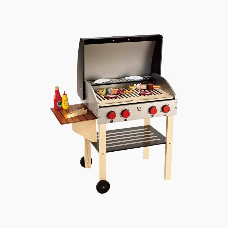 Hape Gourmet Wooden BBQ Grill Playset