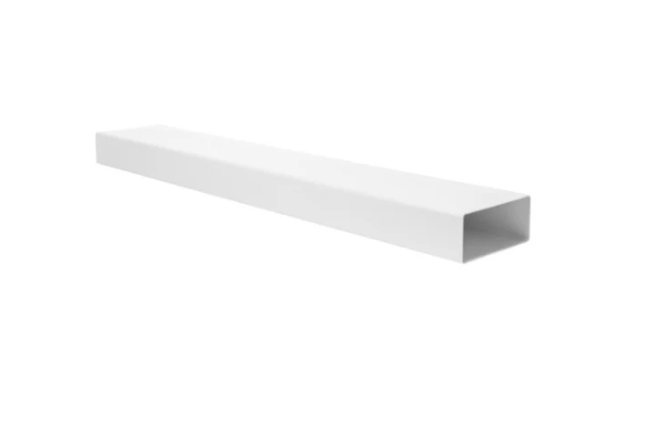 Pipe rectangular shape (220x90), 1m