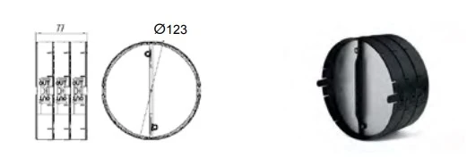 NO RETURN VALVE 3D D125