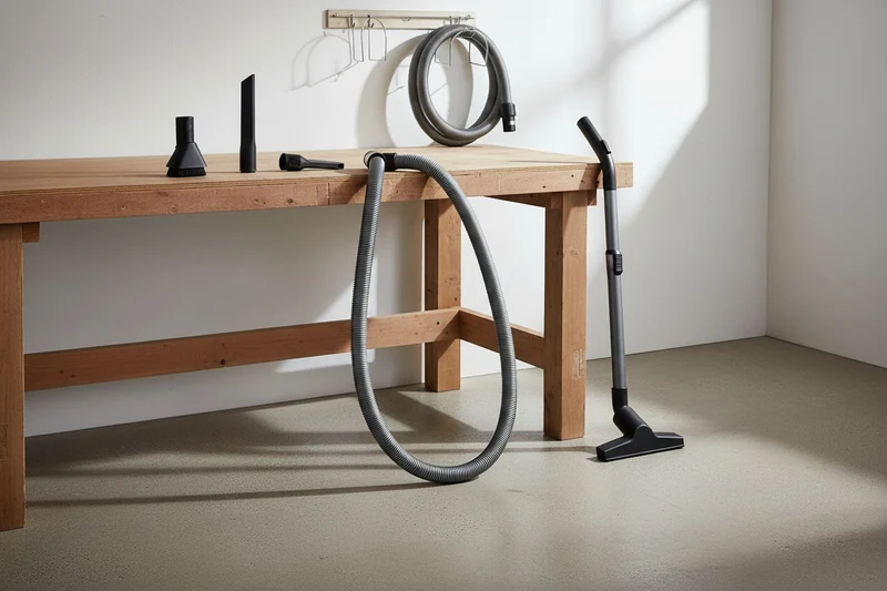 Garage Central Vacuum System Basic Attachment Kit with Hose and Suction Tools