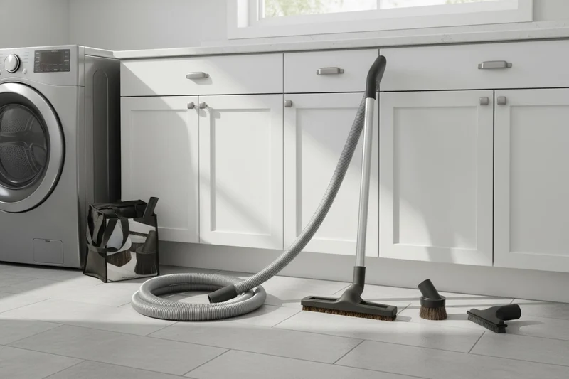 Basic Central Vacuum Accessories & Attachment Kit with Hose and Suction Tools