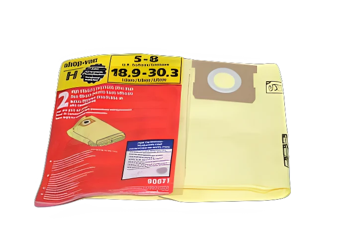 Paper Bags Shop Vac, 2PK, High Eff, Drywall, 5, 6, 8 Gal Type H Vacuum #9067133
