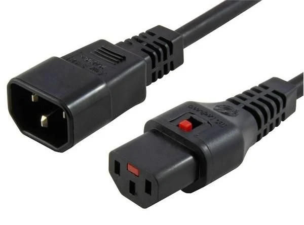Microconnect PC1024 strömkablar Svart 1 m C13 coupler C14 coupler