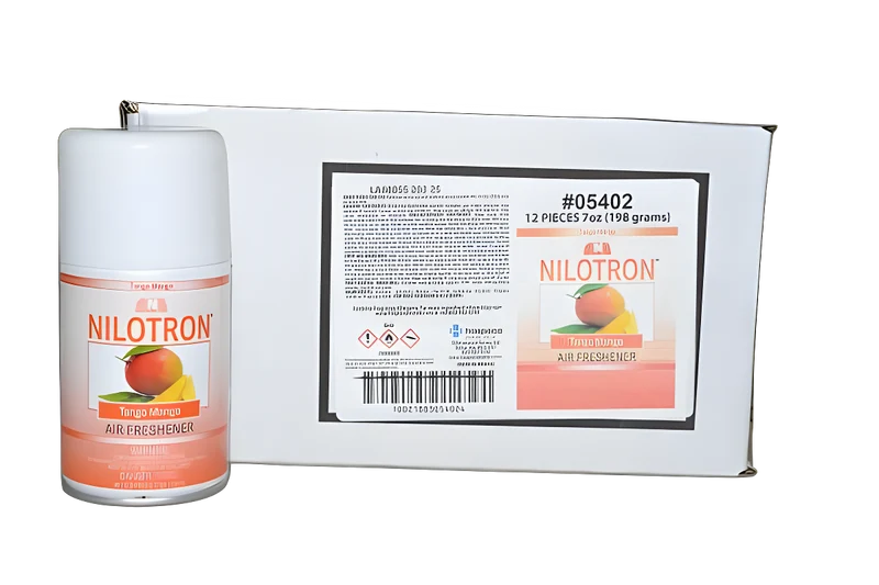 Nilodor Nilotron Metered Aerosol 7OZ Refill, Tango Mangoonly Available by the Case (12) Vacuum #05402
