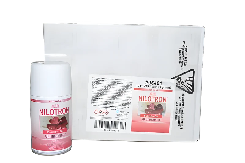 Nilodor Nilotron Metered Aerosol 7OZ Refill, Red Cloveronly Available by the Case (12) Vacuum #05401