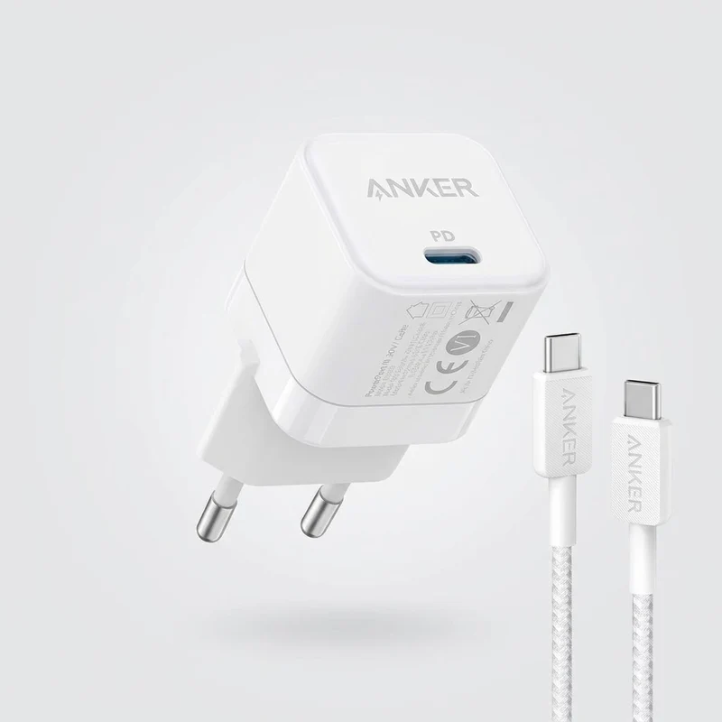 Anker Zolo 20W Charger + 240W USB-C Cable Bundle