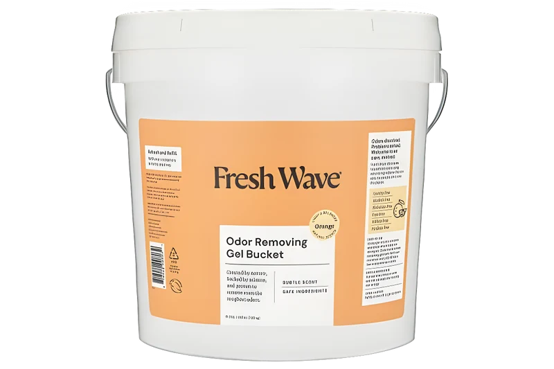 Crystal Gel Bucket, 15.5 Lbs Fresh Wave, Orange Vacuum #803