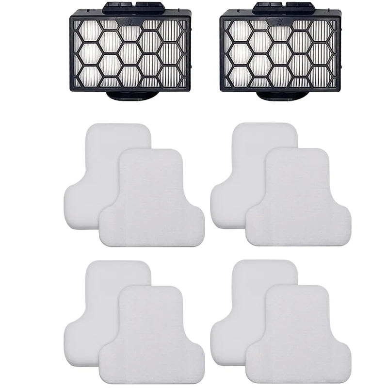 Filter Set Compatible with Shark Canister Vacuum Models CV101 CV101C CZ350C CZ351 CZ351C CZ355 CZ2001 CZ2001C Part # XHPCZ350 & XFFKCZ350 (2 Hepa & 4 Foam Sets)