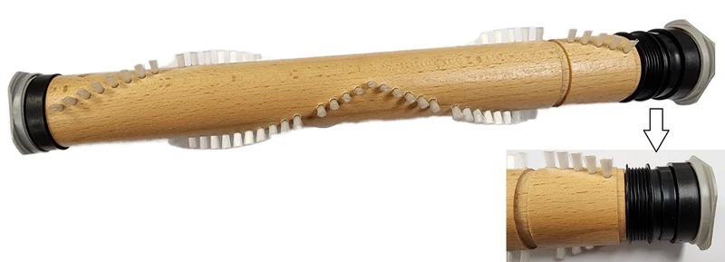 Panasonic Brushroll AC84RBZM2000 With Sepentine Bellt Track. Replaces 41065, AMC84RCRE00P