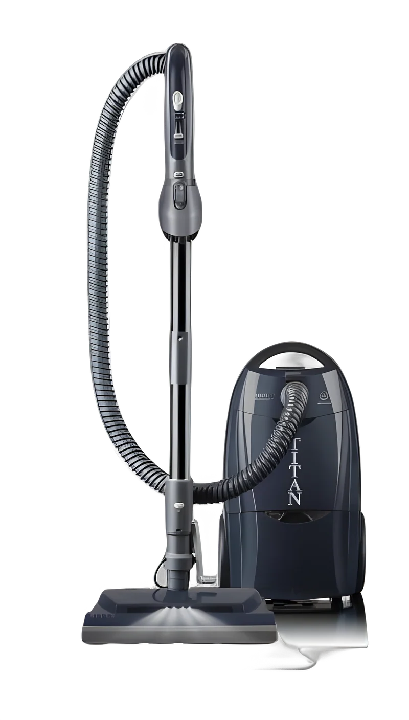 Titan T9400 Canister 14" Power Nozzle 12amp HEPA Metallic Blue #T9400