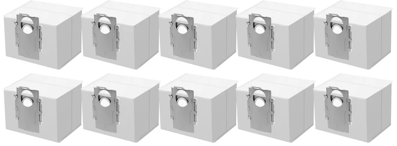 10 Replacement Bags for Roborock Q7 M5+, Q10 S5+, Q10 X5+, Q5 Max+, S8+, S8 Pro Ultra, Q7 Max+/Max, Q8 Max+, S7 Pro Ultra, Q5+, S7 MaxV Ultra Robot Vacuum
