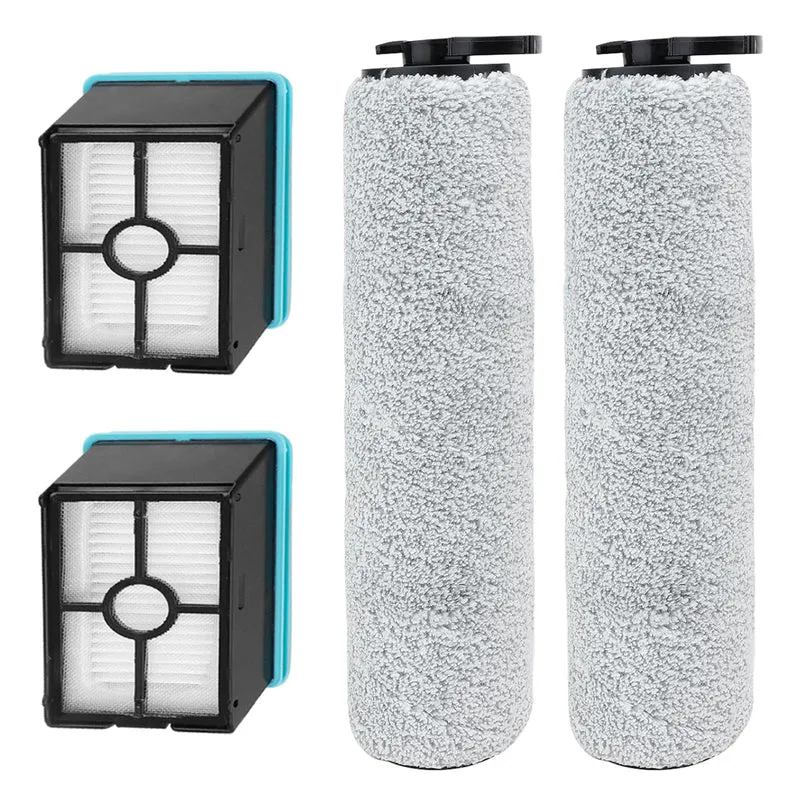 Replacement Roller Brush & Filters for Bissell Crosswave HF2, 3845N, 3831 Floor Scrubber Vacuum