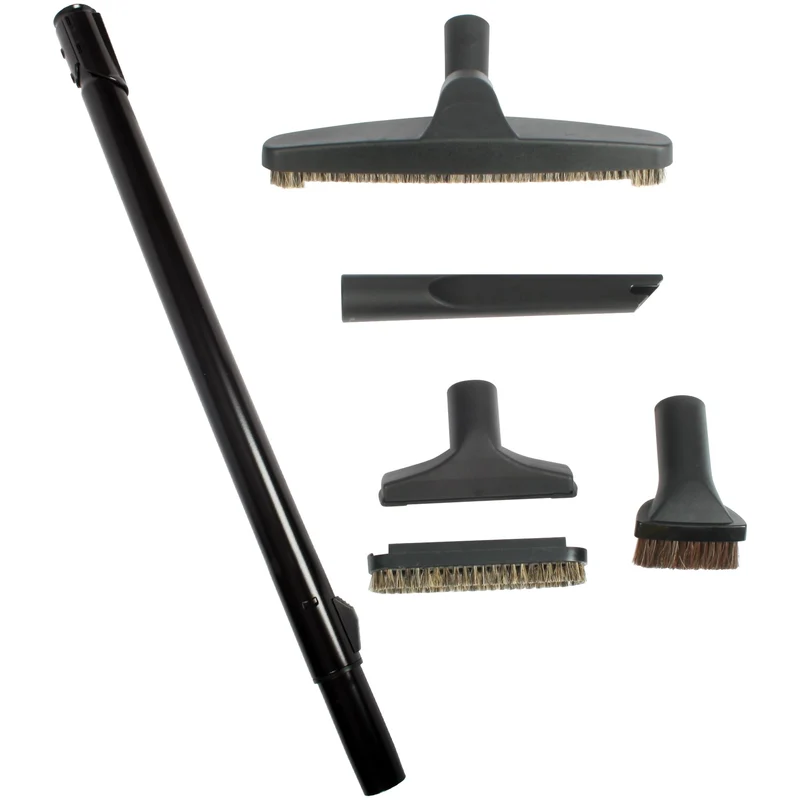 High Quality Vacuum Attachment Kit Telescoping Wand, Black