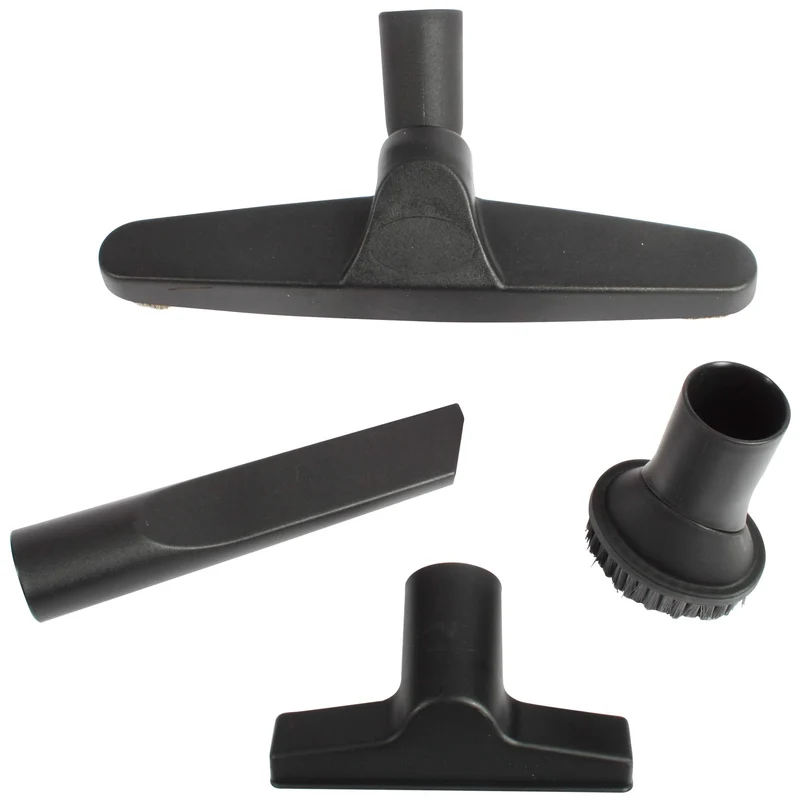 Accesories Attachment Set Kit with Extension Wands for 35mm Diameter Miele and Sebo Vacuums, Black