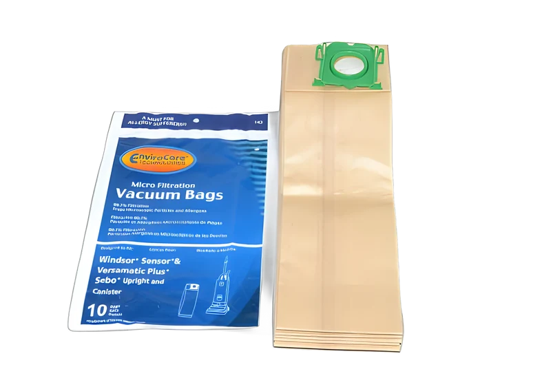 Windsor Sensor Paper Bags 10pk Micro Upright Envirocare Repl #143