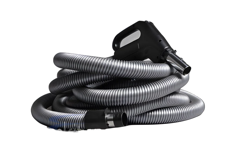Wessel Werks Hose Assembly, Plastiflex, 30ft, Low Voltage w/Button Gas Pump Grip, Black &