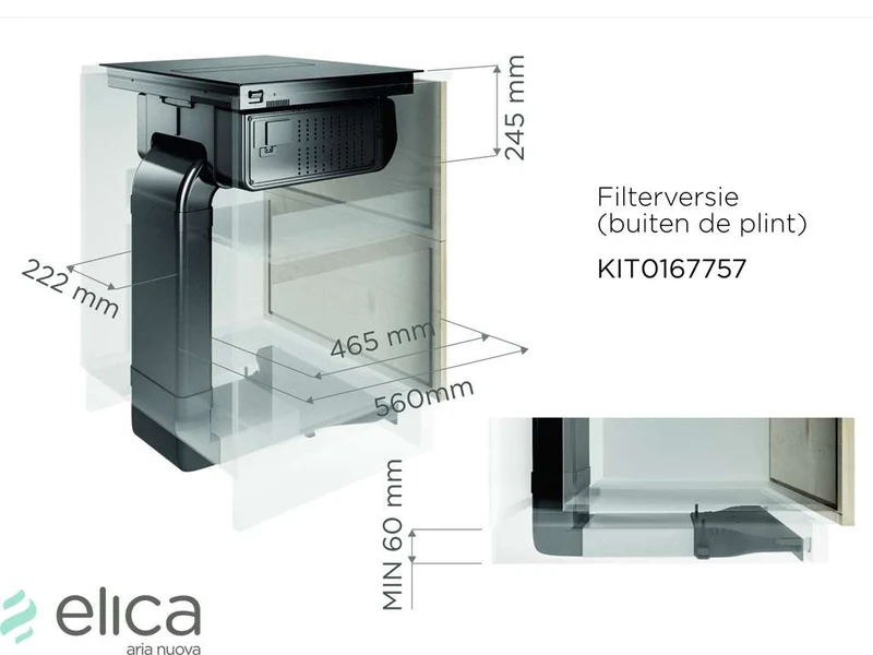 Recycling kit plinth-out for Nikolatesla FIT / FIT 3Z / FIT XL / PRIME S / ALPHA / VELVET (Filters included)