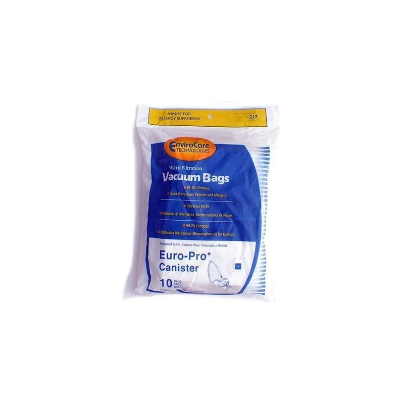 Euro-Pro Vacuum Bags for Canister Vacuums, 9/Pack, UBOPPP