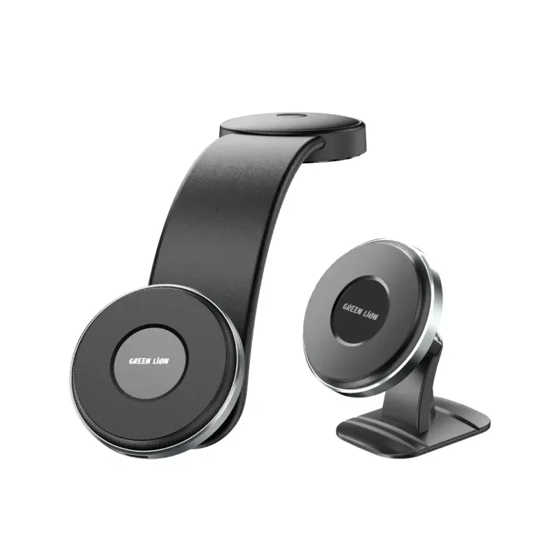 Green Lion 2 in1 Magflex Wireless Car Charger – Black