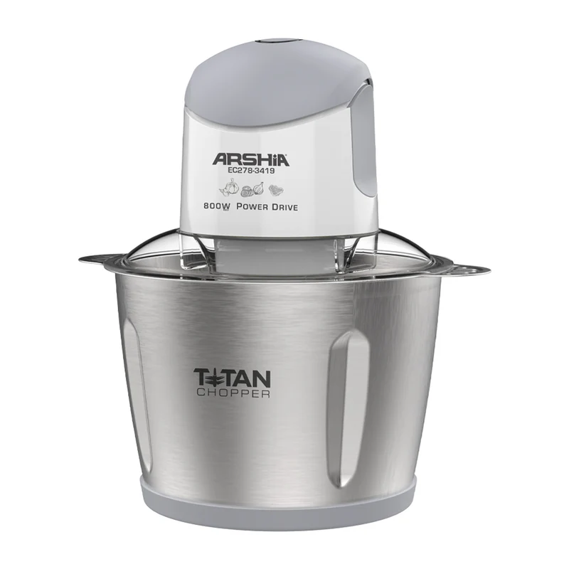 Arshia Electric Chopper 3L – 800W Power | Sharp & Durable