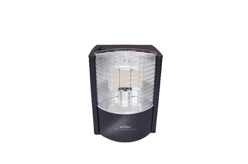 Olmar Gas Heater 3 Burners Efficient Heating - Black