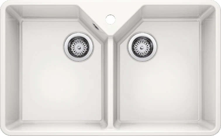 VILLAE DOUBLE Ceramic White glossy O.AF