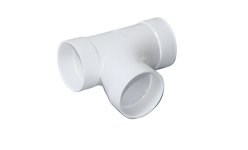 Plastiflex 90° Sweep Tee Central Vac Fitting #SV8048