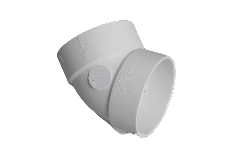 Plastiflex 45° Sweep Vacuum Elbow #SV8056