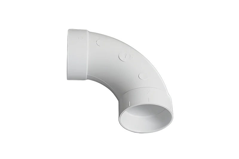 Plastiflex 90° Sweep Vacuum Elbow #SV8042