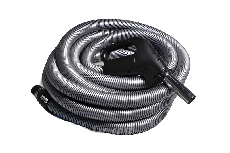 Plastiflex 35ft Low Voltage Hose Assembly No Button 1 3/8 Diam Silver/Black #XZ902138035FU