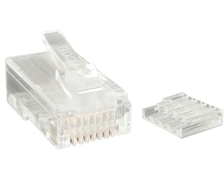 StarTech.com CRJ45C6STR50 kabelkontakter RJ-45 Transparent