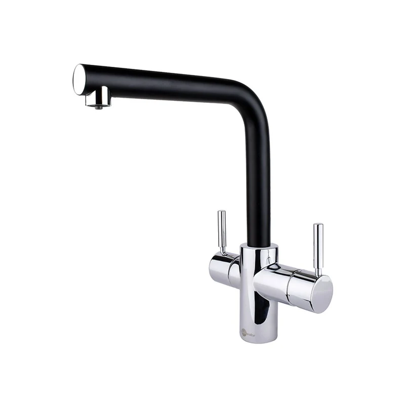 L-shape 3N1 Tap Jet Black (chrome/black) 3N1JB