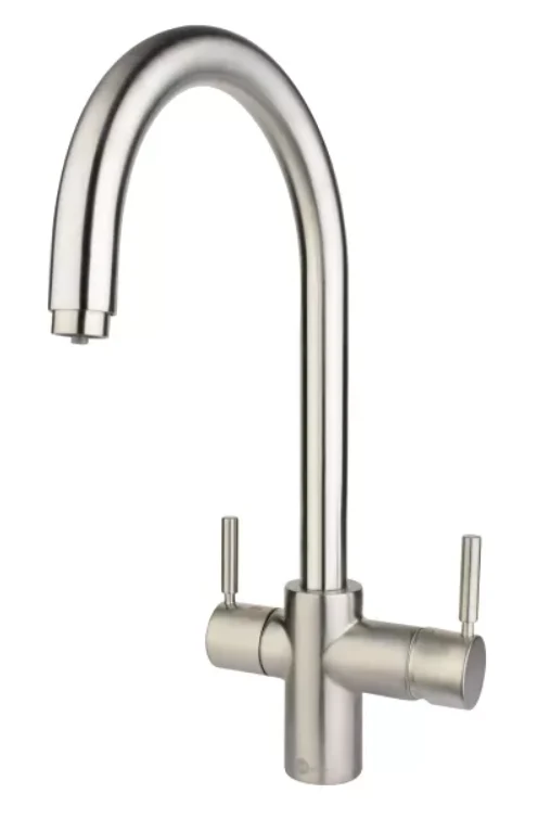 J-shape 3N1 Tap Brushed Steel J3N1BS