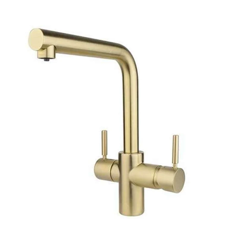 L-shape 3N1 Tap Brushed Gold 3N1BG