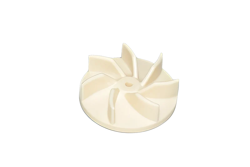 Hoover Conquest Fan with Ridge OEM, All Late Models, Includes Threaded Fan Nut #440006156
