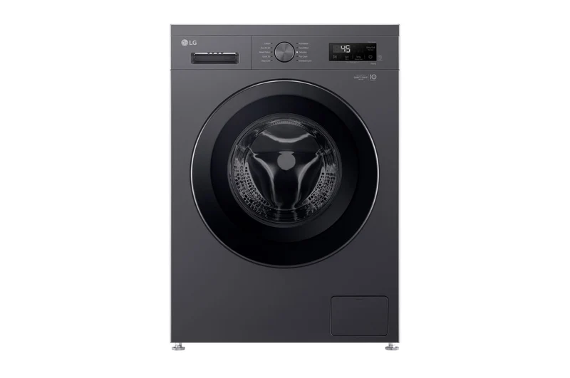 LG Front Load Washing Machine 8kg - AI Direct Drive, Smart Diagnosis - Silver