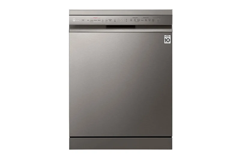 LG QuadWash Steam Dishwasher 14 Place Settings Platinum Silver ThinQ (DFB425FP)