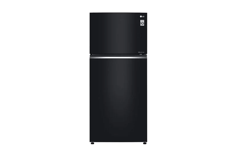 LG Top Freezer Refrigerator 547L Black Glass (GNB-762HGI)