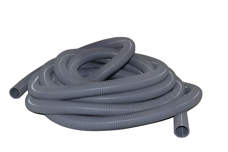 Fit All Commercial Hose Gray 1 1/2 x 50' Crushproof Vacuum #7815008006A