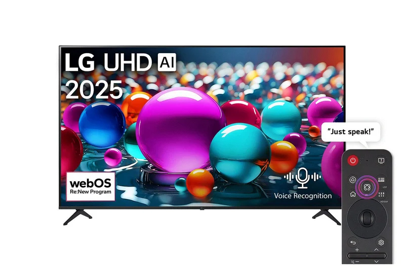 LG 55" UHD AI UA85 4K Smart TV – AI Magic Remote, HDR10, webOS25 (2025)