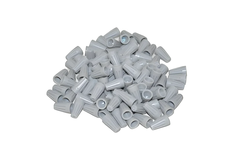 Fit All Residential Wire Nuts (100) Gray W/Wire Vacuum #32-0304-01